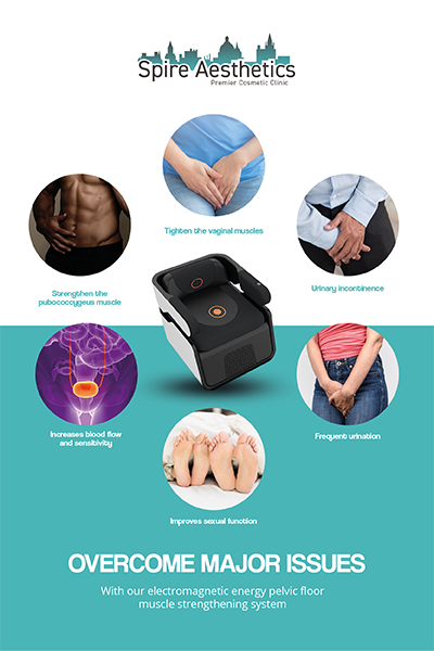 Image of EMS chair to treat Urine leakage Sussex from Spire Aesthetics