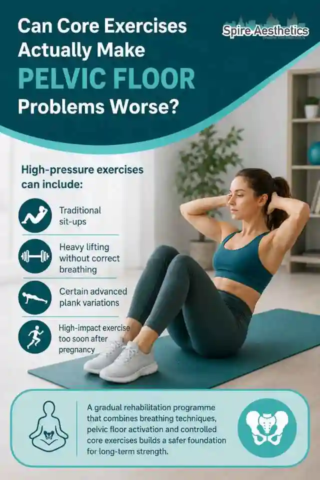 Can Strengthening Your Core Alone Actually Make Pelvic Floor Problems Worse Sussex?